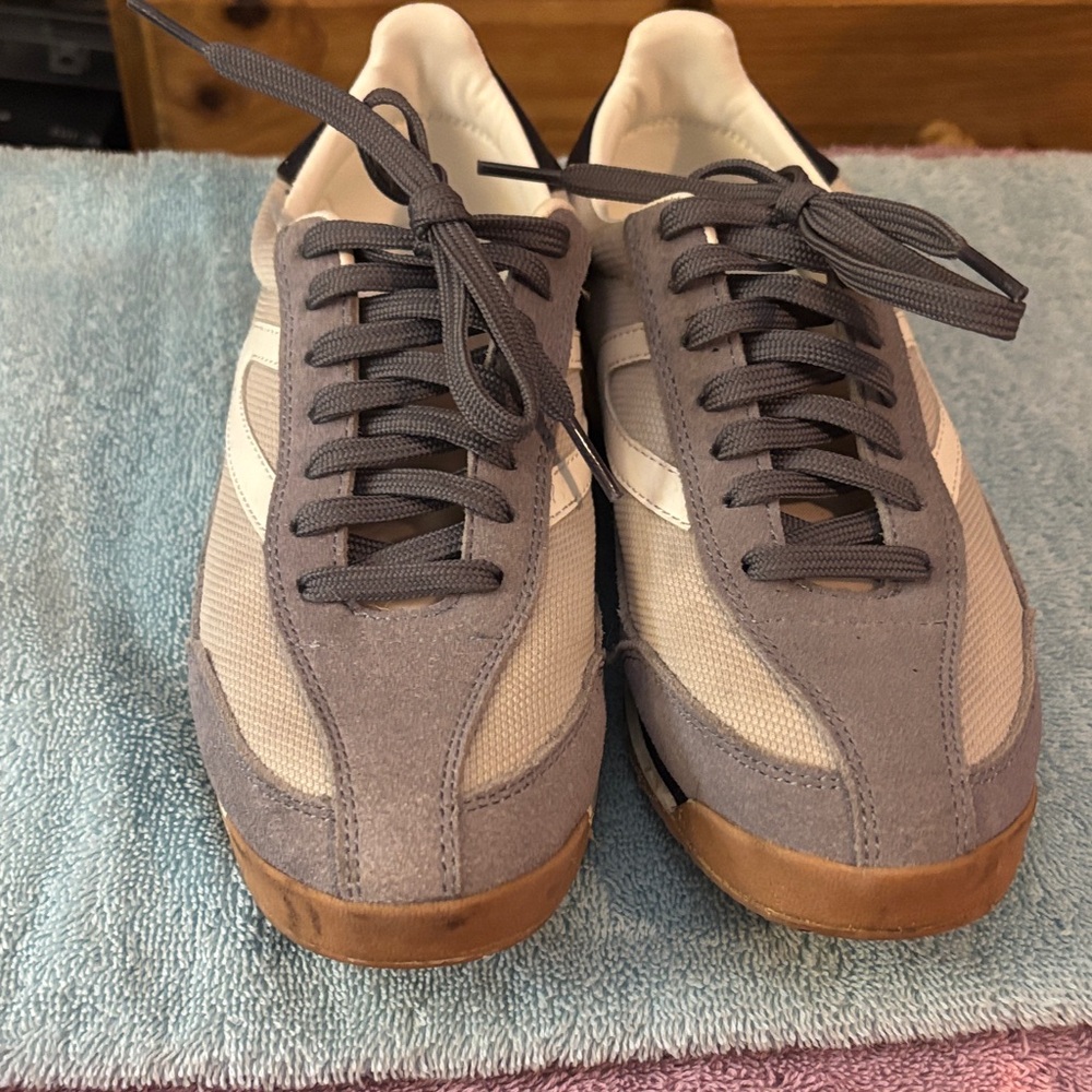 Tretorn Gray and Cream  Sneakers